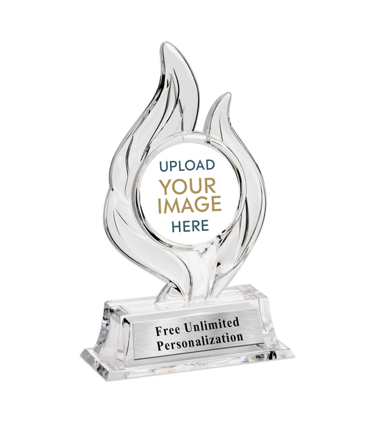 Krystal Flame Custom Insert Trophy