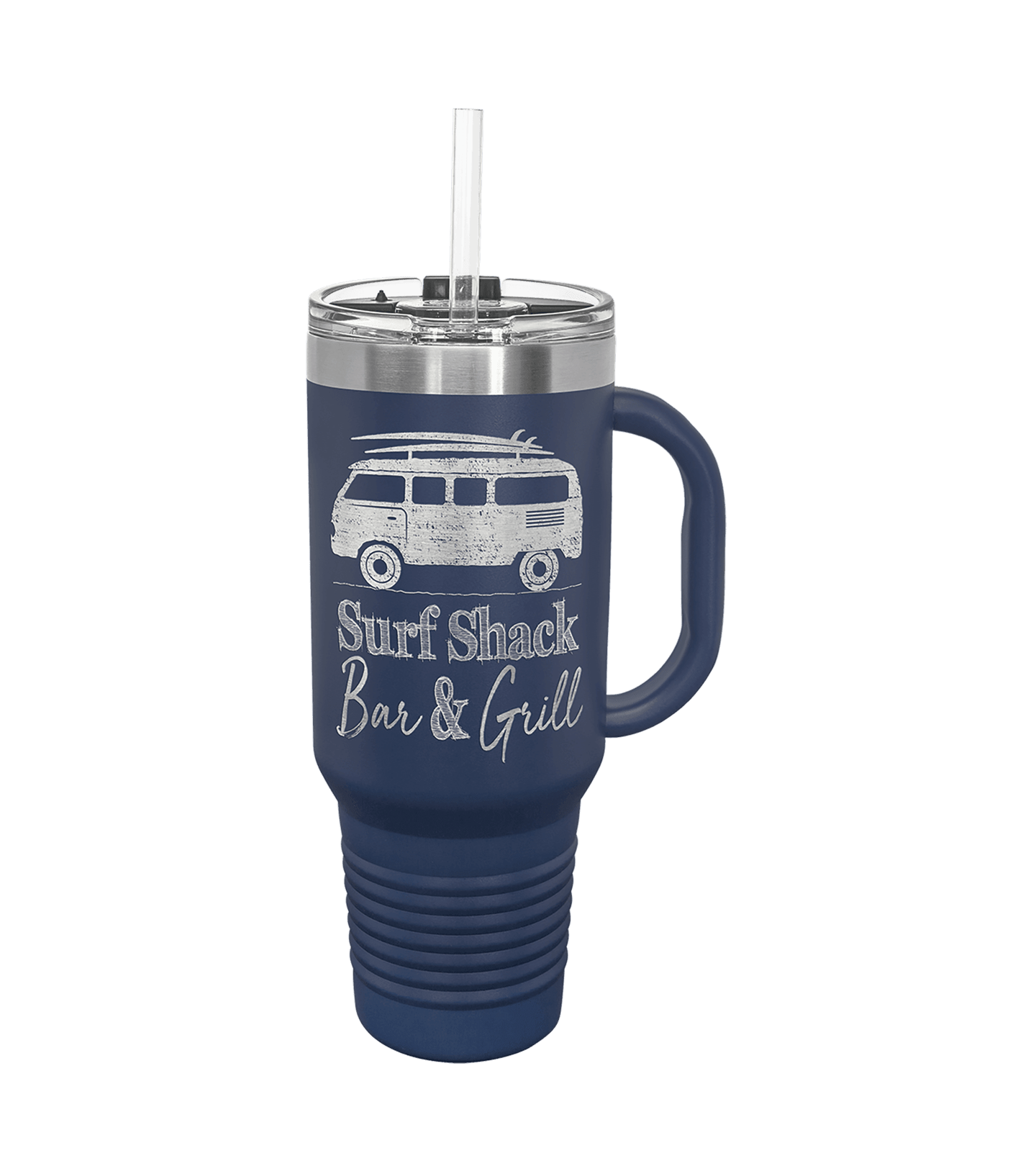 Insulated Personalized Travel Mug with Handle - 40 oz