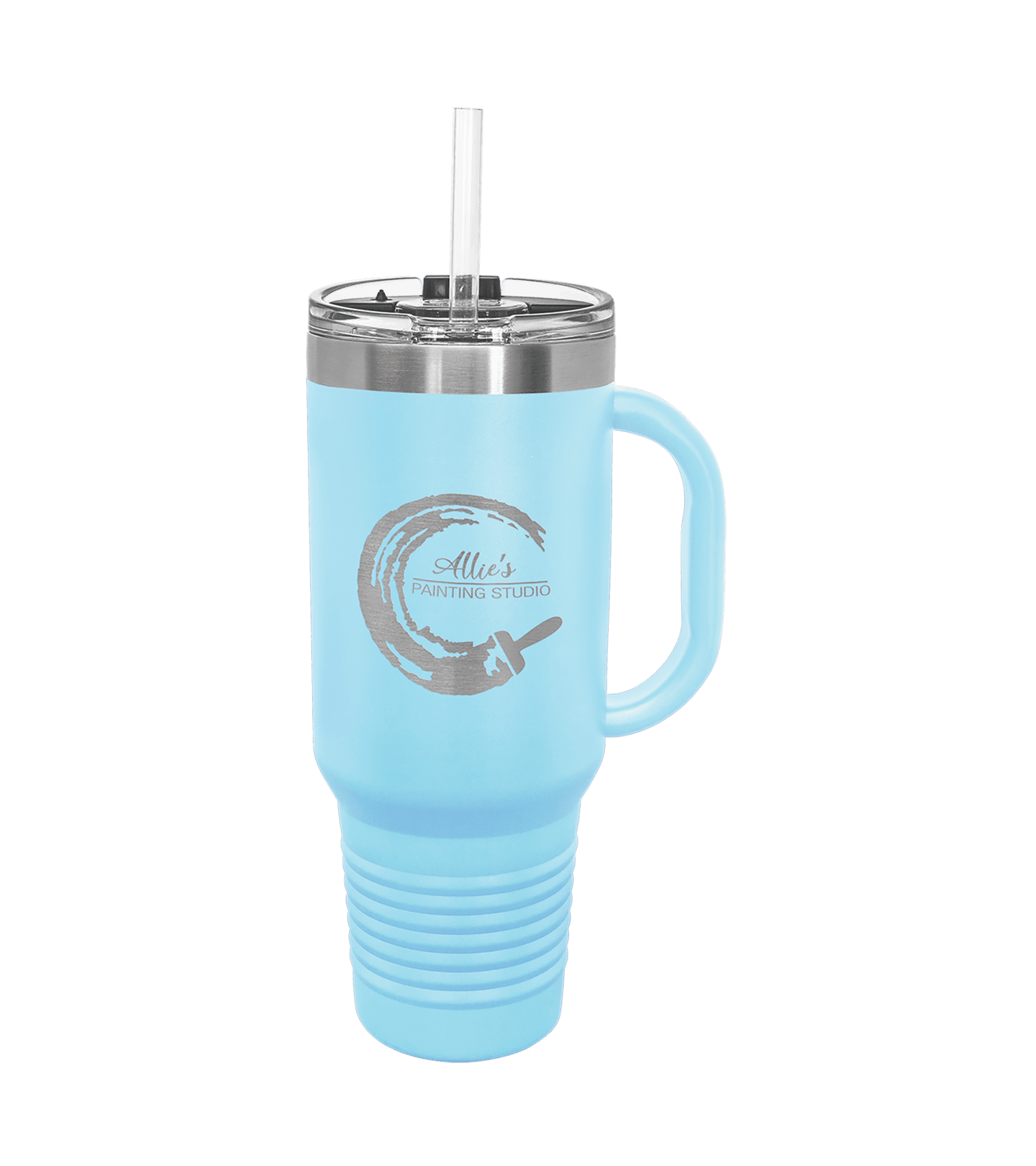 Insulated Personalized Travel Mug with Handle - 40 oz