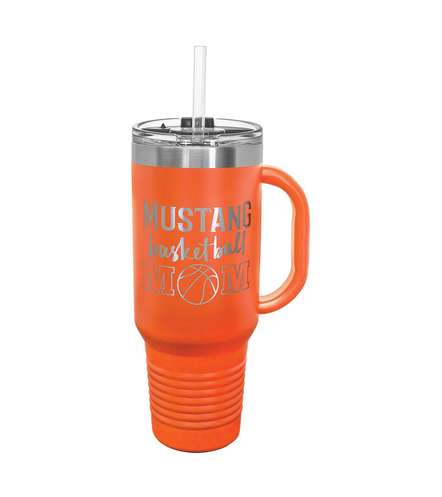 Insulated Personalized Travel Mug with Handle - 40 oz