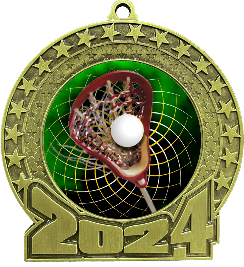 2024 Lacrosse Insert Medal