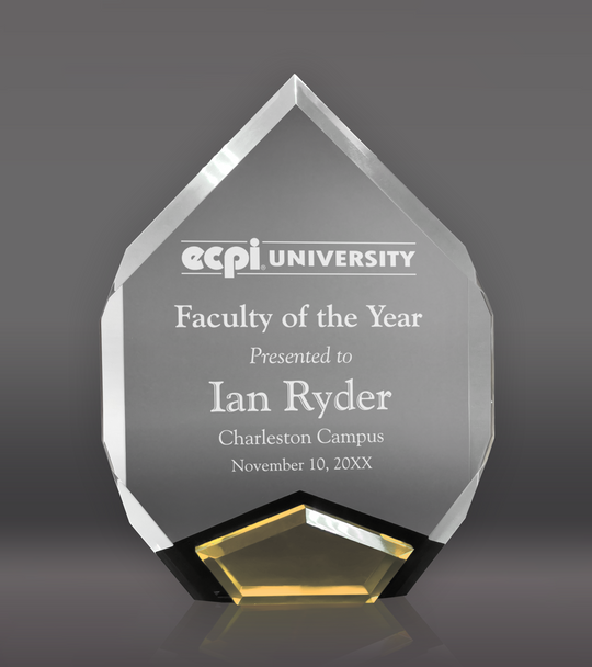 Gold Marquis Acrylic Award