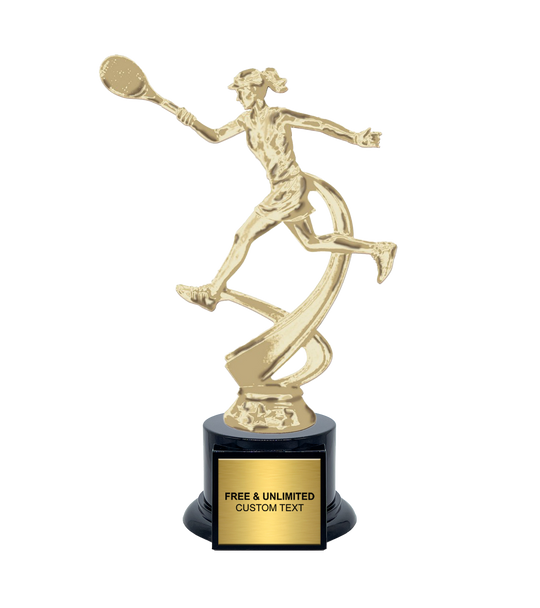 Motion Female Tennis Trophy