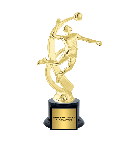 Motion Male Volleyball Trophy