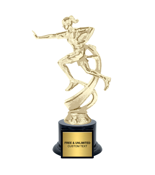 Motion Female Flag Football Trophy