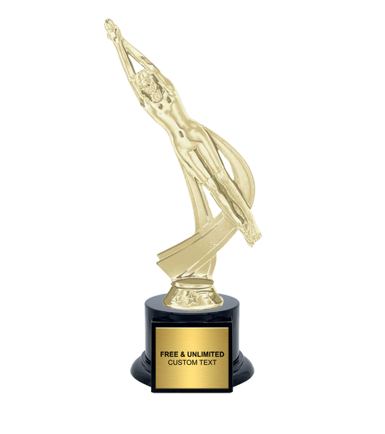 Motion Female Swimming Trophy