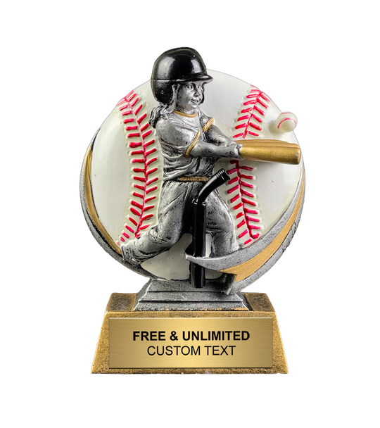 Color Motion Extreme Girls T-Ball Trophy