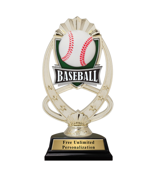 Star Meridian Baseball Trophy