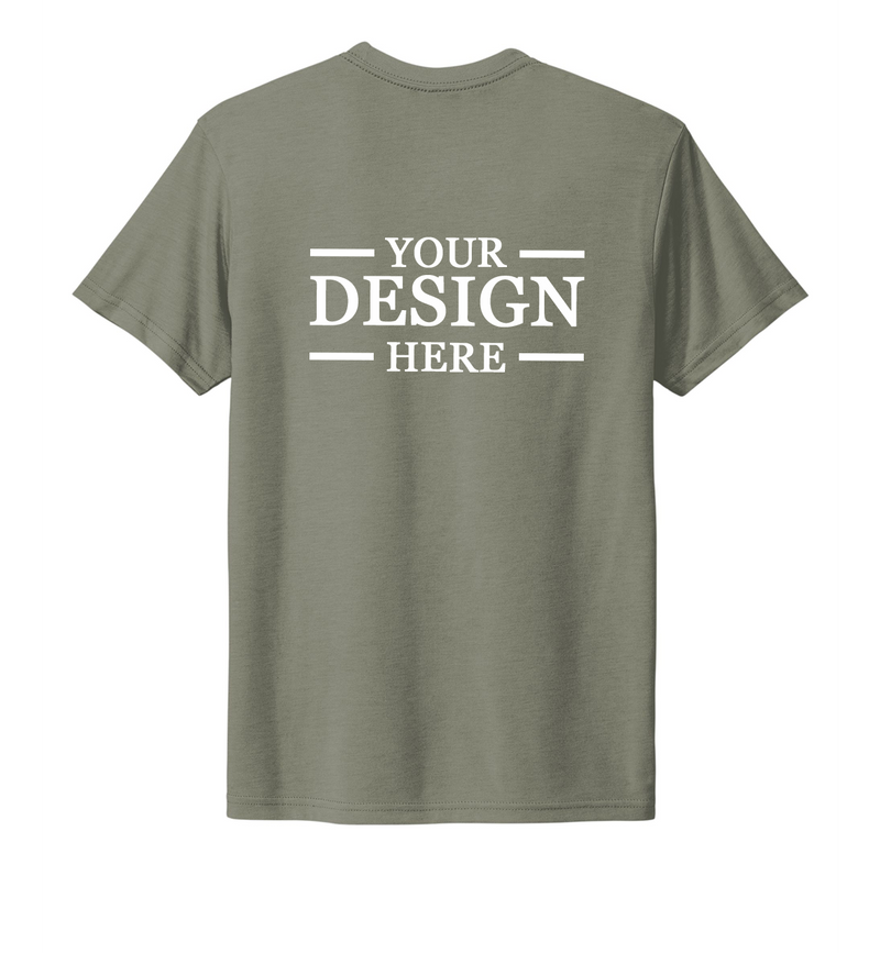 Tri-Blend Unisex Custom Printed T-Shirt