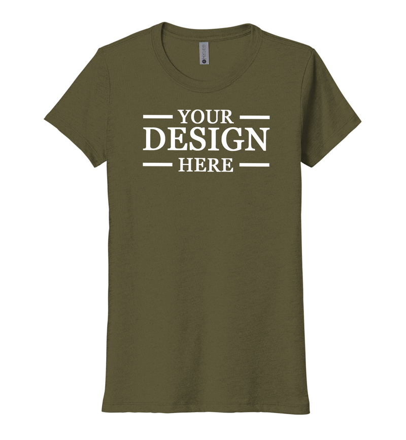 Tri-Blend Women's Custom Printed T-Shirt