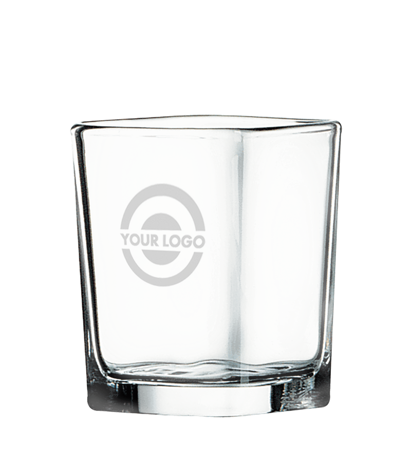 Custom Engraved 2.25 oz Square Shot Glass