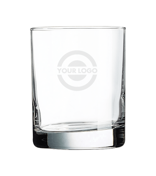 45 imprint on drinking glass Engraved Cocktail Glass-No Minimum
