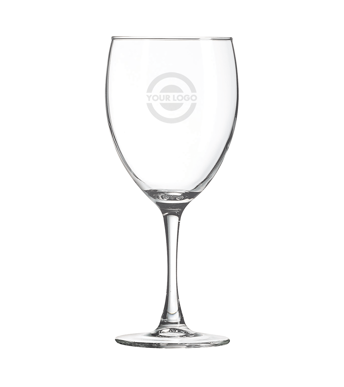 Engraved White Wine Glass