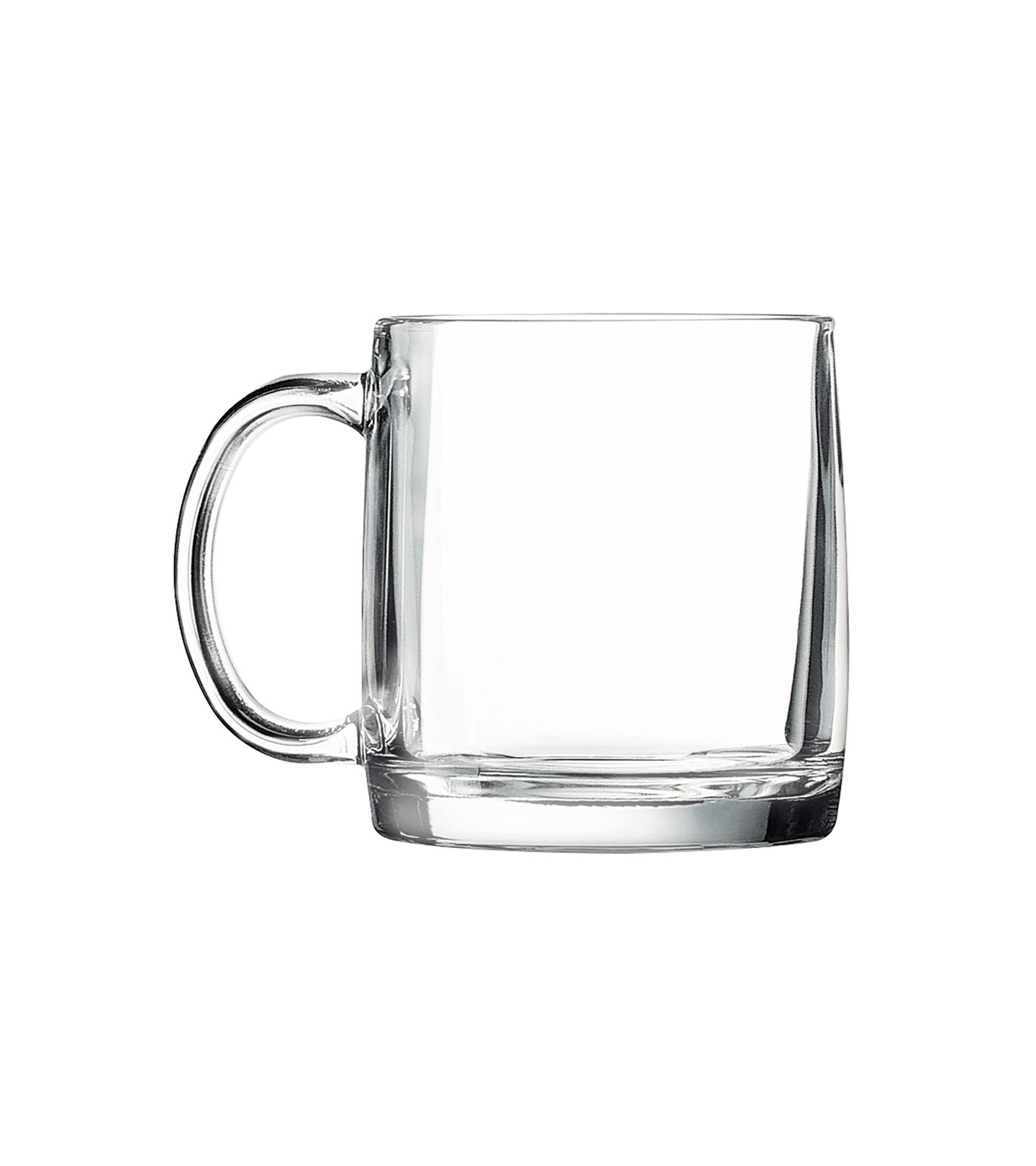 Engraved 12.25 oz Clear Coffee Mug