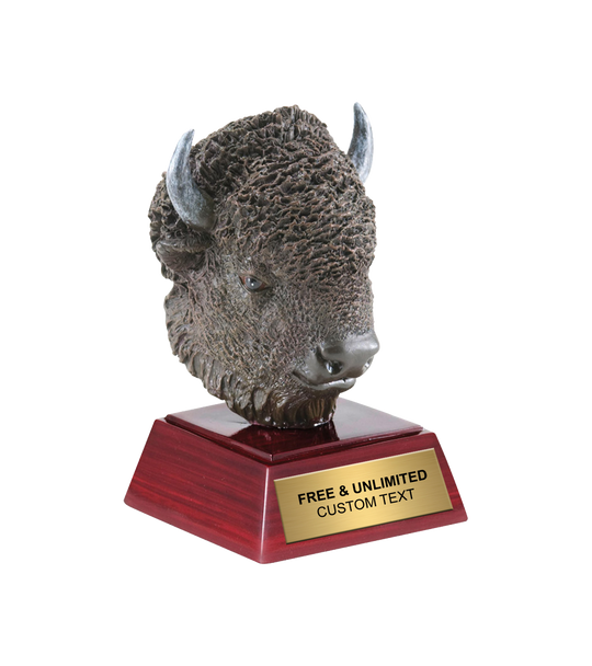 Resin Buffalo Trophy