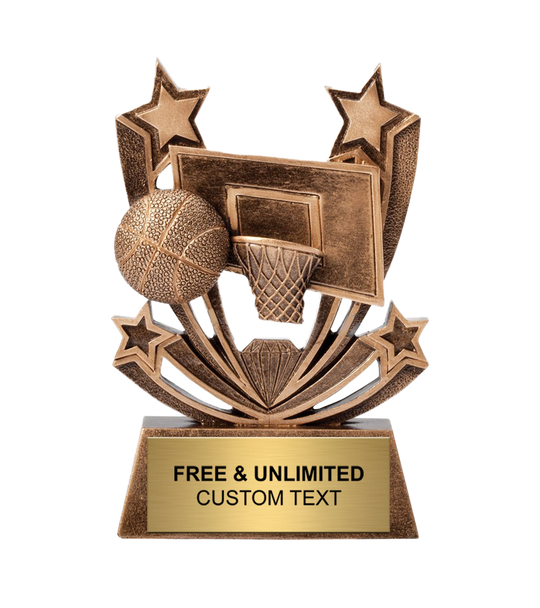 Twin Star Basketball Trophy