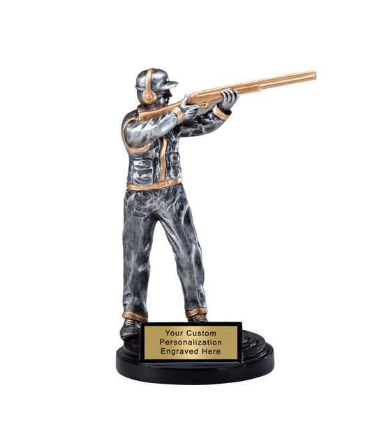 Trapshooter Statue Award Trophy