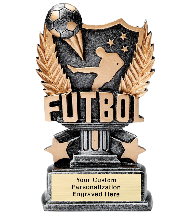 Bronze and silver Futbol Award