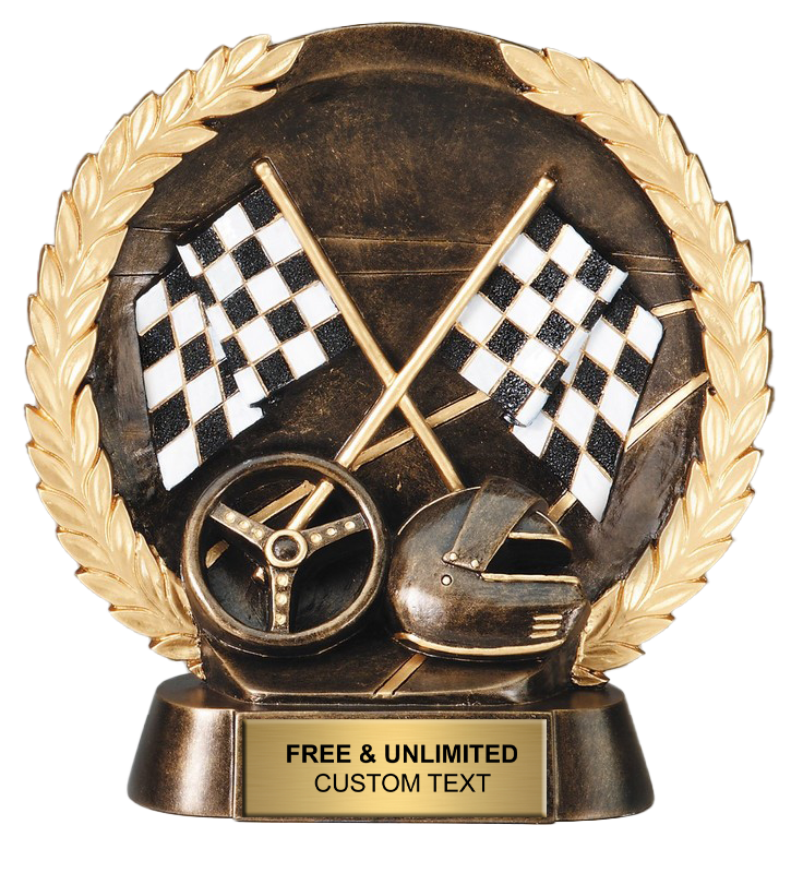 3D Action Racing Trophy