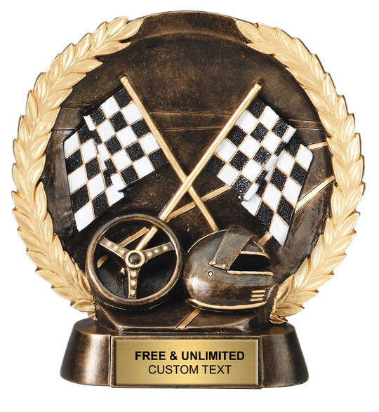 3D Action Racing Trophy