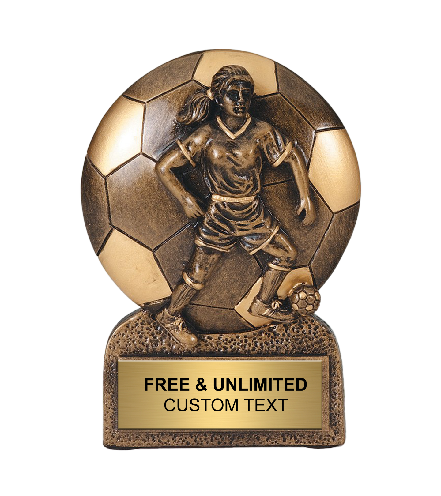 Soccer Ball Trophy – Female