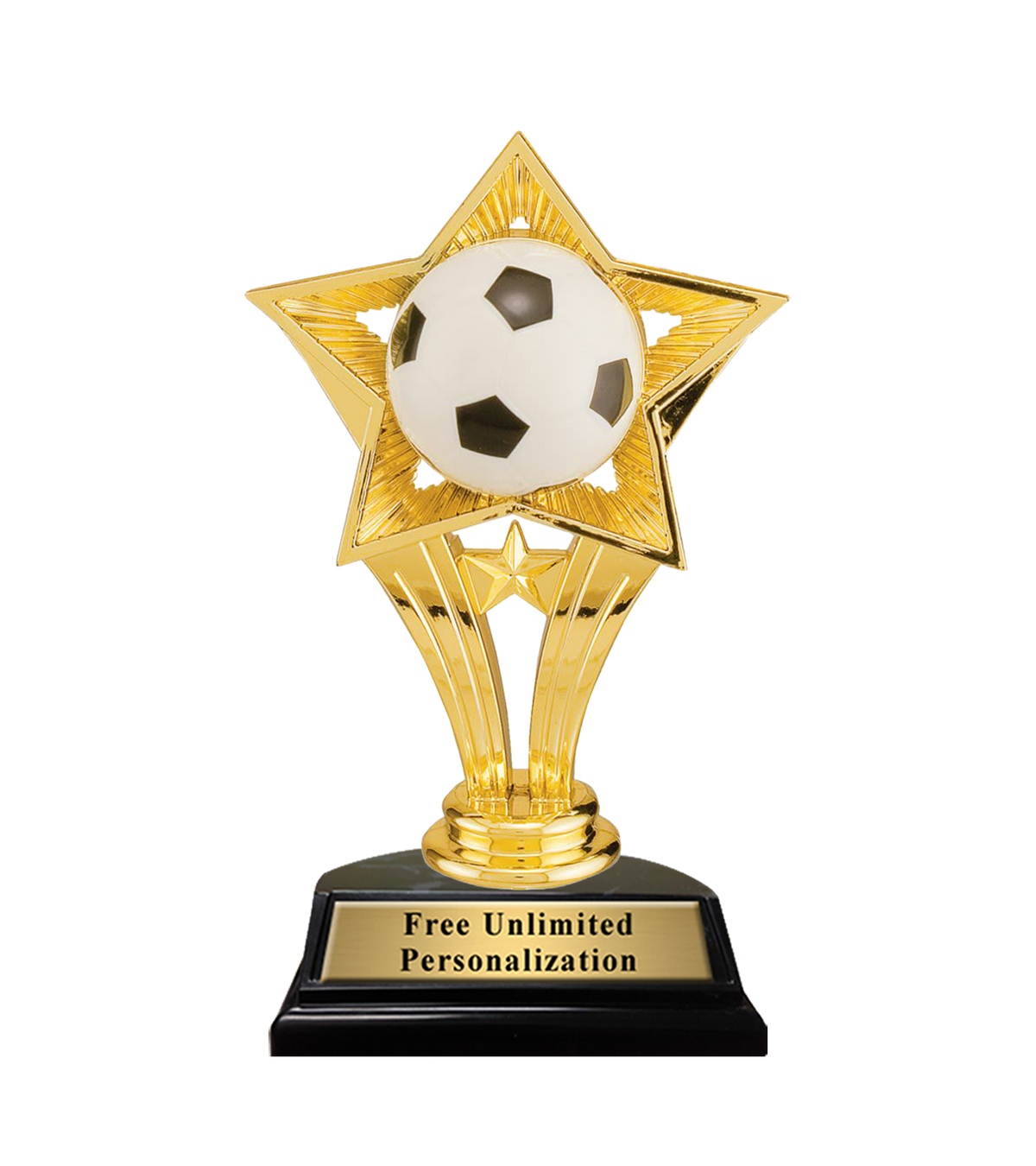 Open Star Soccer Trophy