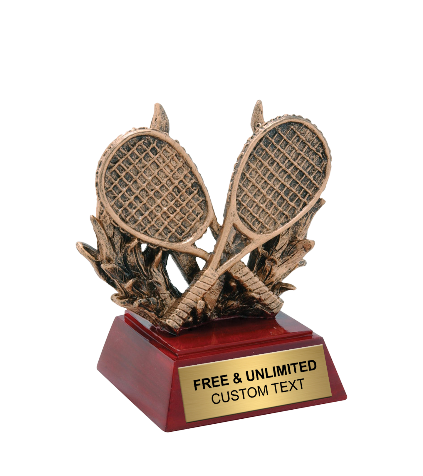 Resin Tennis Trophy