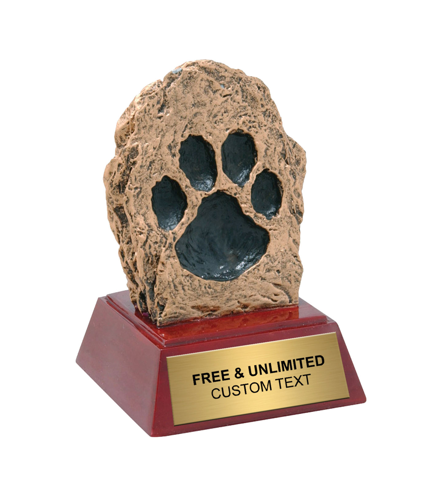 Resin Paw Trophy