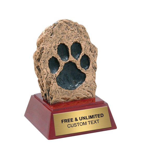 Resin Paw Trophy