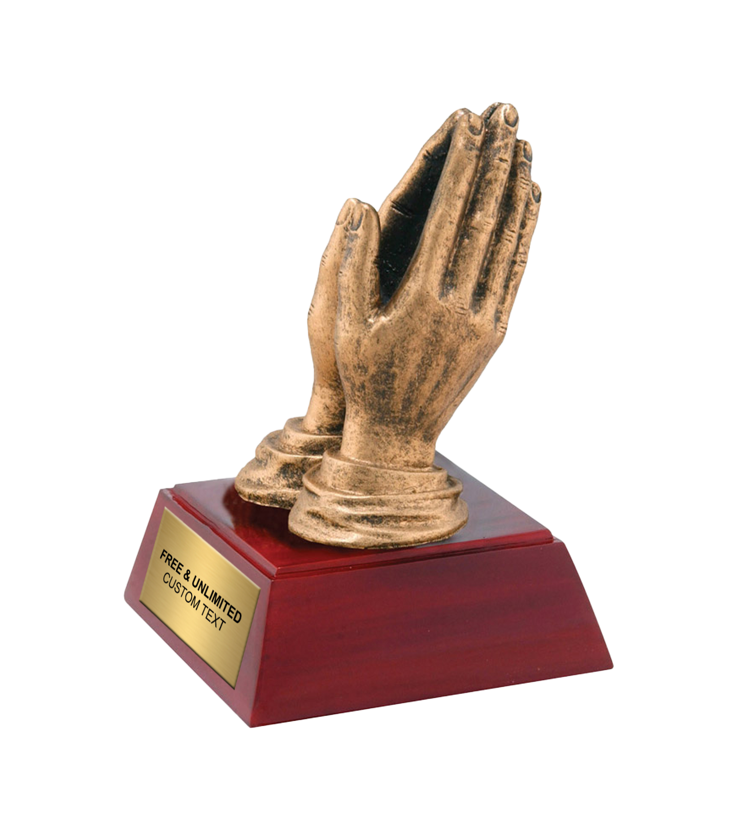 Resin Praying Hands Trophy