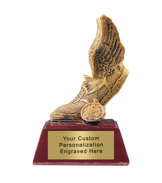 Winged Shoe Track Trophy
