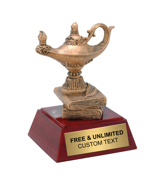 Resin Lamp of Knowledge Trophy
