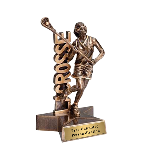SuperStar Female Lacrosse Trophy