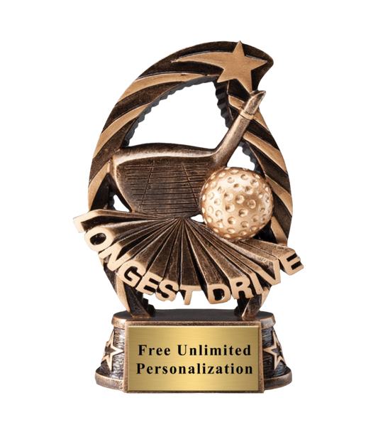 Running Star Longest Drive Trophy