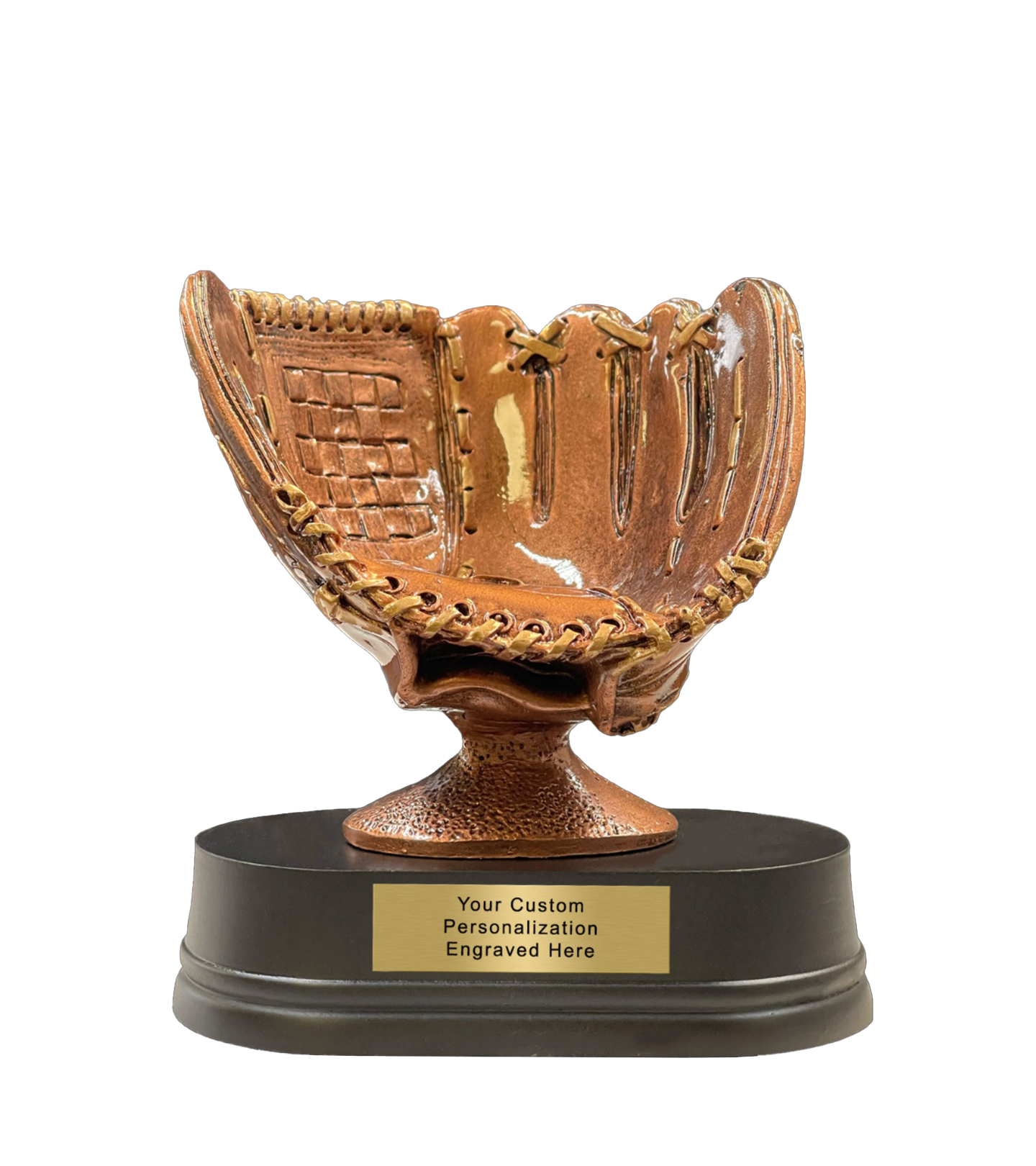 Resin Glove Baseball Trophy