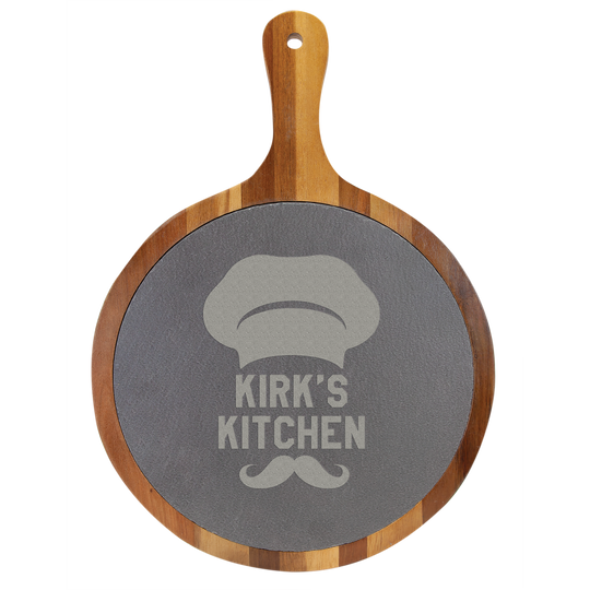 Personalized Round Charcuterie Board