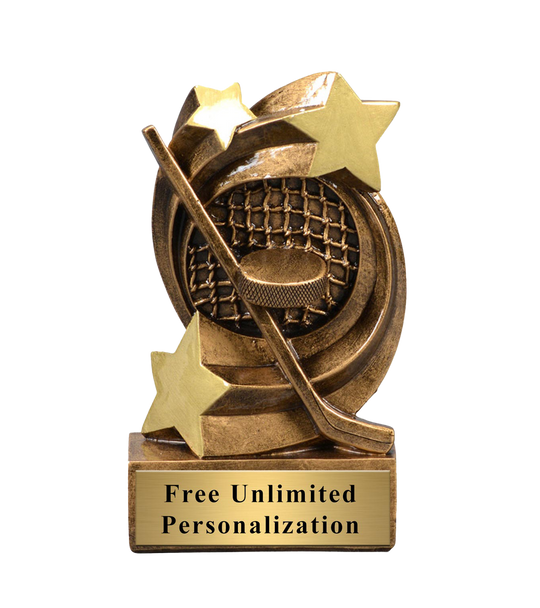 Star Swirl Hockey Trophy
