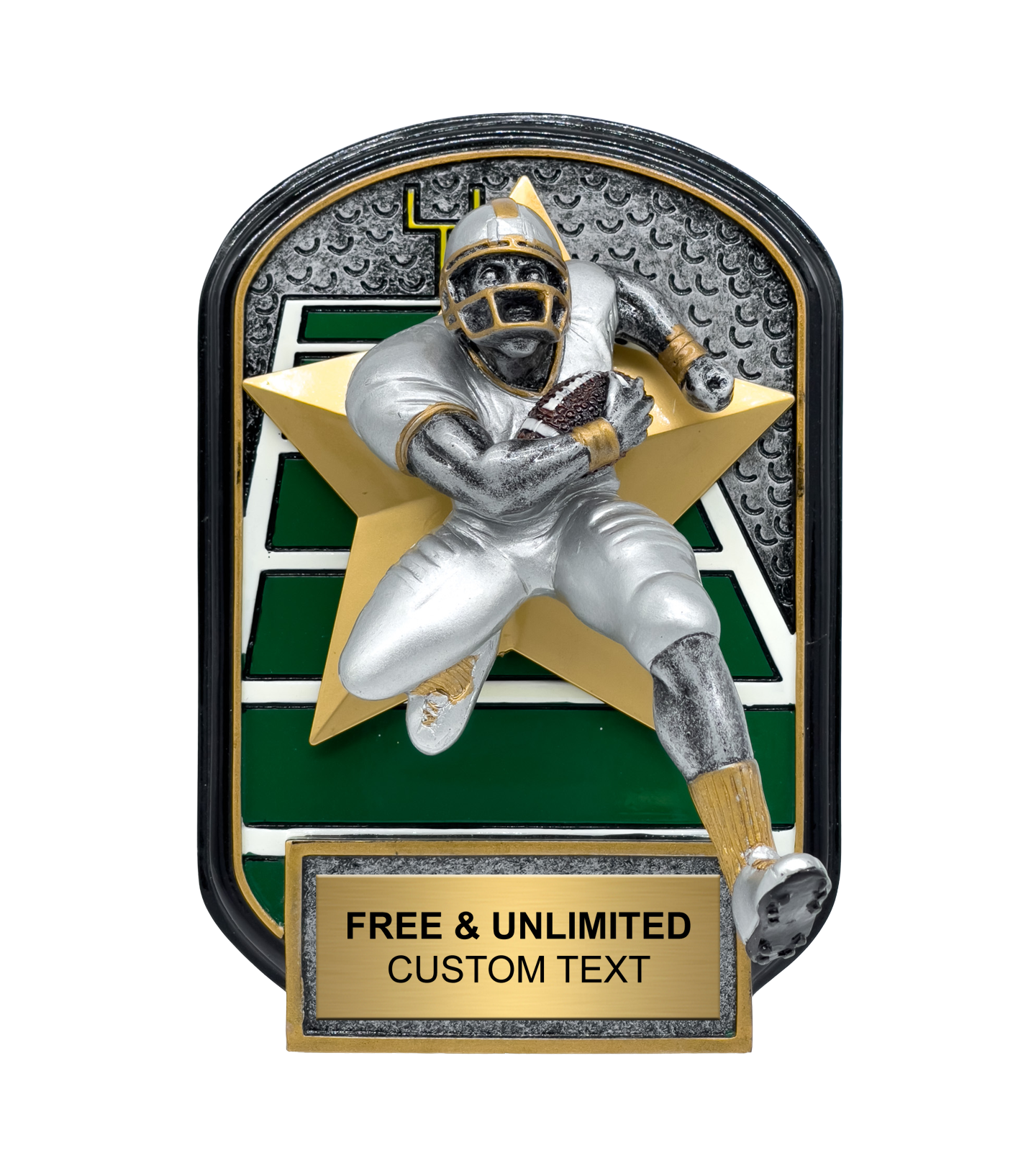 Rock'N Jox Football Pop-Out Standing Plaque