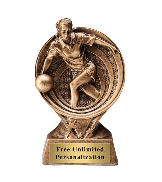 Saturn Bowling Female Trophy