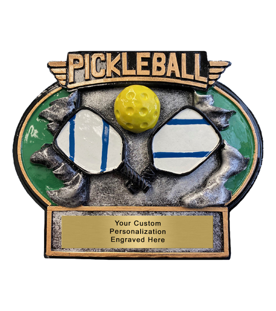 Burst Through Pickleball Trophy