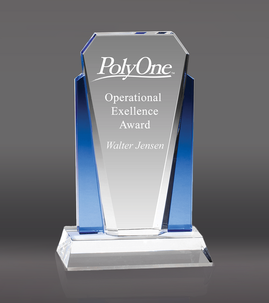 Cool Blue Tower Crystal