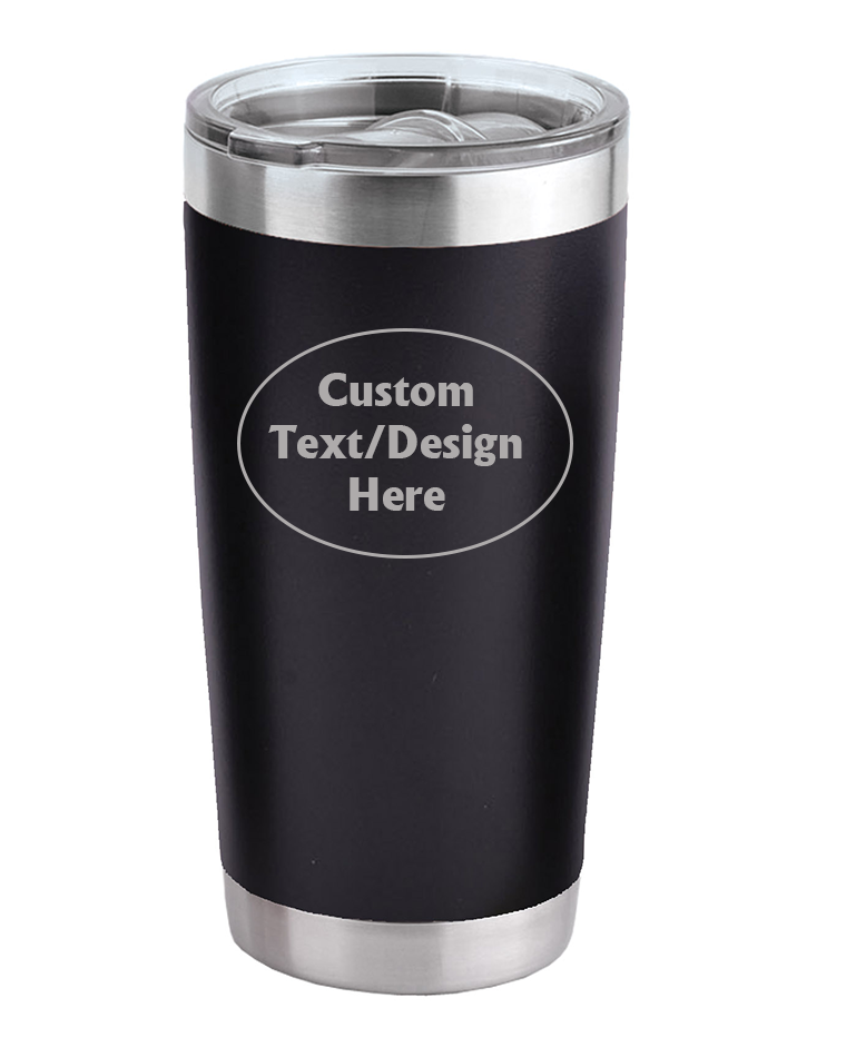 Design Bulk Custom 20 oz Travel Tumblers w Handle and Engraved Logo -  Kodiak Wholesale