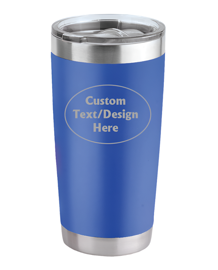 Royal Blue 20oz Custom Engraved Tumbler