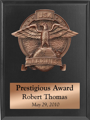 Bronze Marines Plaque