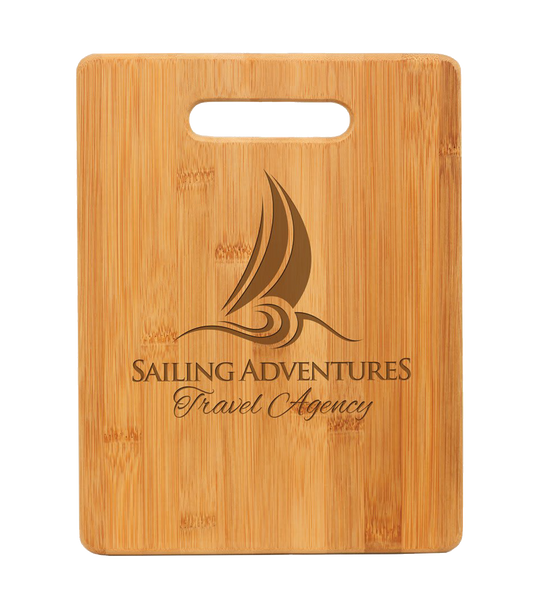 Rectangle Bamboo Personalized Cutting Board