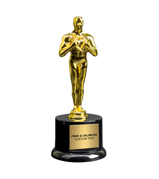 Gold Plated Achievement on Plastic Base