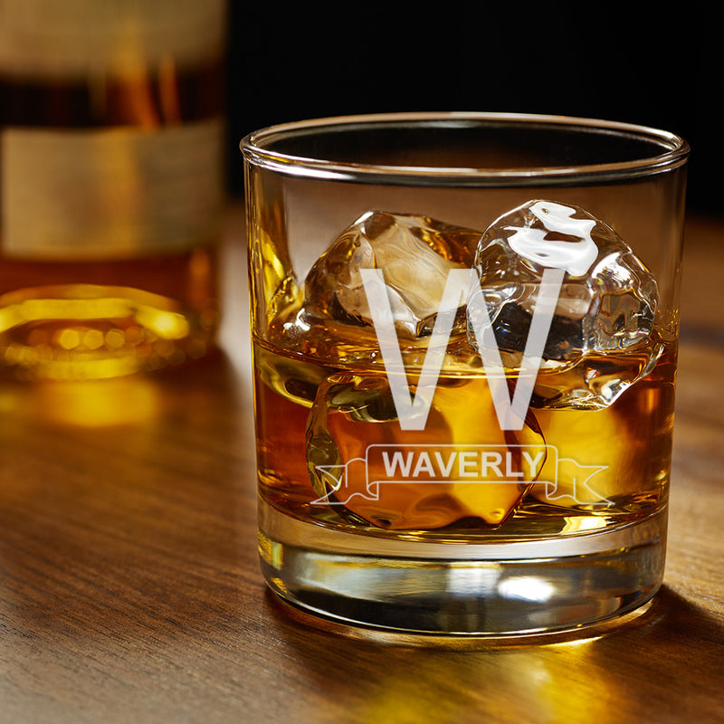Personalized Bourbon Glass With Engraving