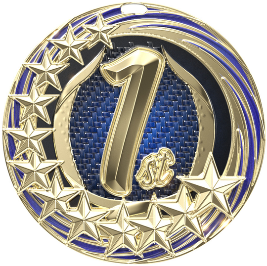 Star Swirl 1st Place Medal