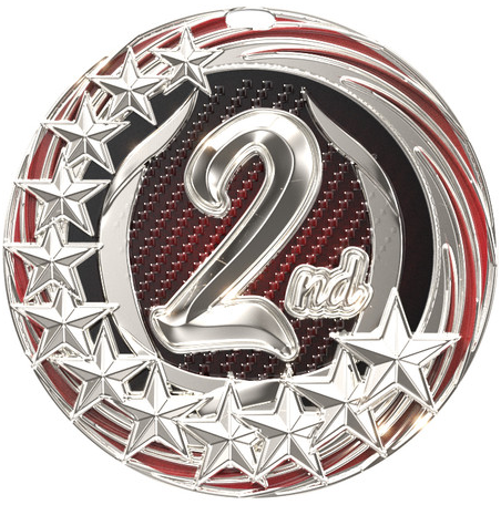 Star Swirl 2nd Place Medal