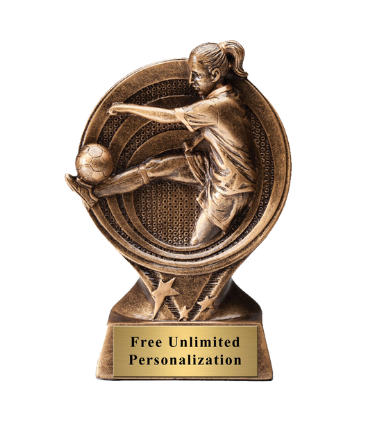 Saturn Soccer Female Trophy